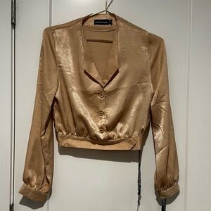 Crop button down  - Pretty Little Things - NWT